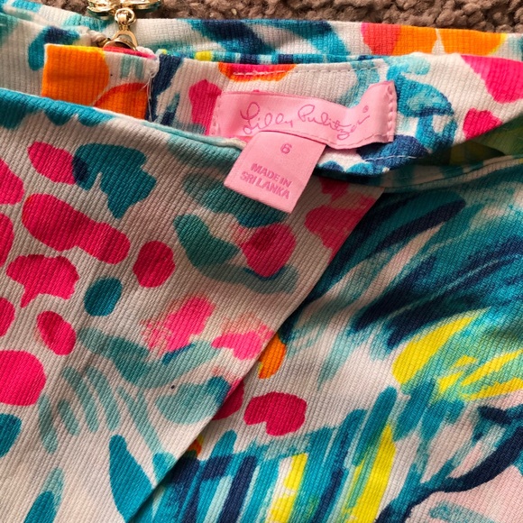 Skort Lilly Pulitzer Taille 6 Motif Lion – Excellent état